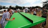 Giant 8 person ping pong table