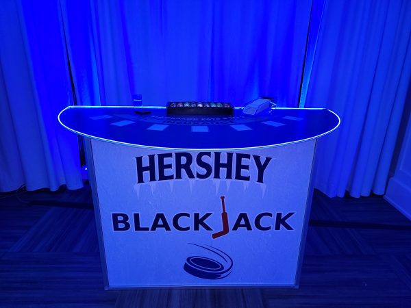 LED Black Jack Table rental from CoCo Events
