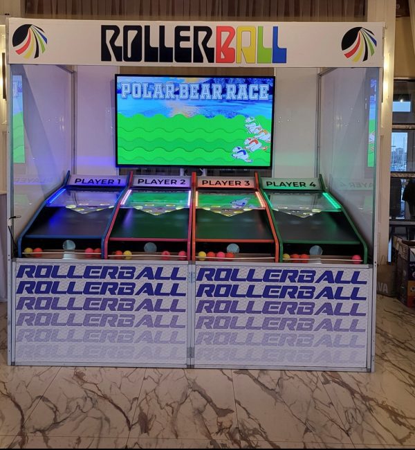 Example of Rollerball game rental from CoCo Events