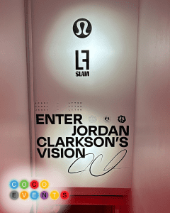 Lulu Lemon - Jordan Clarkson branding