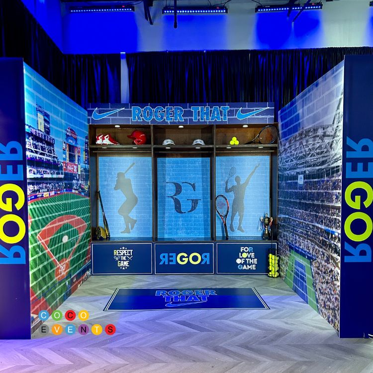 Custom Locker Room Photo Booth for Roger's Bar Mitzvah