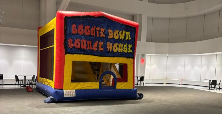 A dedicated bounce house gave the youngest guests a space of their own.